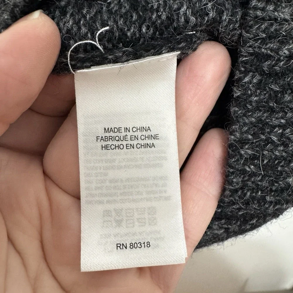 Lucky Brand Intarsia Men's Crew‎ Neck Sweater 2XL Nylon Wool Alpaca